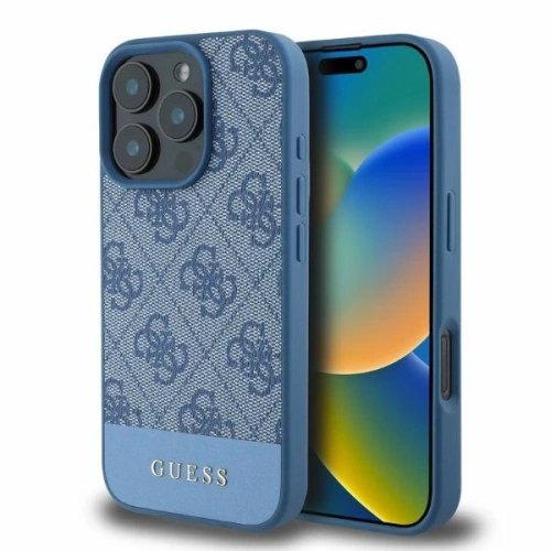 Kup Fall Guess GUHCP16XG4GLBL Apple iPhone 16 Pro Max Hardcase 4G Unterstreifen blau - GUE3533 - {ean13} - Sklep Home Screen
