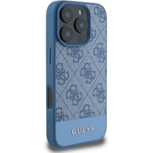 Kup Etui Guess GUHCP16XG4GLBL Apple iPhone 16 Pro Max hardcase 4G Bottom Stripe niebieski - GUE3533 - {ean13} - Sklep Home Screen