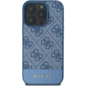 Kup Etui Guess GUHCP16XG4GLBL Apple iPhone 16 Pro Max hardcase 4G Bottom Stripe niebieski - GUE3533 - {ean13} - Sklep Home Screen