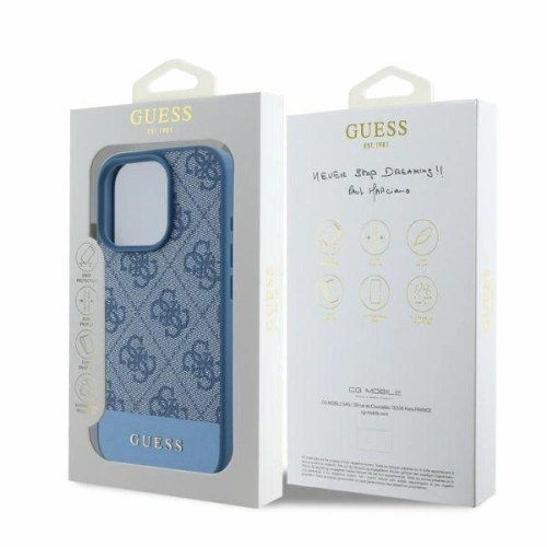 Kup Fall Guess GUHCP16XG4GLBL Apple iPhone 16 Pro Max Hardcase 4G Unterstreifen blau - GUE3533 - {ean13} - Sklep Home Screen