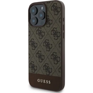 Kup Etui Guess GUHCP16XG4GLBR Apple iPhone 16 Pro Max hardcase 4G Bottom Stripe brązowy - GUE3534 - {ean13} - Sklep Home Screen
