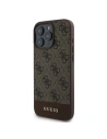 Buy Case Guess GUHCP16XG4GLBR Apple iPhone 16 Pro Max hardcase 4G Bottom Stripe brown - GUE3534 - {ean13} - Home Screen Store Europe