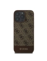 Buy Case Guess GUHCP16XG4GLBR Apple iPhone 16 Pro Max hardcase 4G Bottom Stripe brown - GUE3534 - {ean13} - Home Screen Store Europe