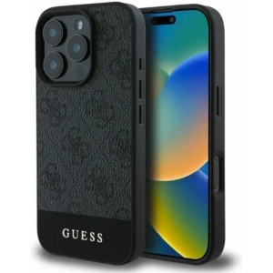 Kup Etui Guess GUHCP16XG4GLGR Apple iPhone 16 Pro Max hardcase 4G Bottom Stripe szary - GUE3535 - {ean13} - Sklep Home Screen
