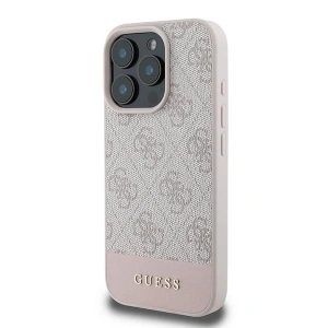 Kup Etui Guess GUHCP16XG4GLPI Apple iPhone 16 Pro Max hardcase 4G Bottom Stripe różowy - GUE3536 - {ean13} - Sklep Home Screen