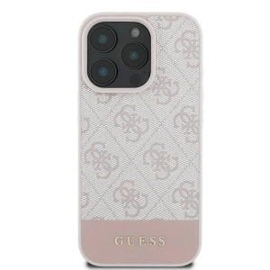 Kup Etui Guess GUHCP16XG4GLPI Apple iPhone 16 Pro Max hardcase 4G Bottom Stripe różowy - GUE3536 - {ean13} - Sklep Home Screen