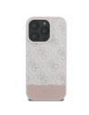 Buy Case Guess GUHCP16XG4GLPI Apple iPhone 16 Pro Max hardcase 4G Bottom Stripe pink - GUE3536 - {ean13} - Home Screen Store Europe