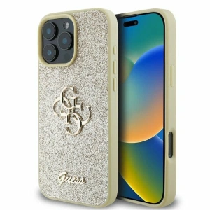 Kup Ügy Guess GUHCP16XHG4SGD Apple iPhone 16 Pro Max keménytok Rögzített Csillogó Nagy 4G arany - GUE3537 - {ean13} - Sklep Home Screen