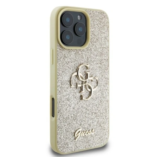 Kup Ügy Guess GUHCP16XHG4SGD Apple iPhone 16 Pro Max keménytok Rögzített Csillogó Nagy 4G arany - GUE3537 - {ean13} - Sklep Home Screen