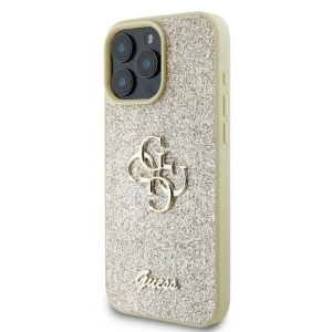 Kup Fall Guess GUHCP16XHG4SGD Apple iPhone 16 Pro Max Hartschale Fixed Glitter Big 4G Gold - GUE3537 - {ean13} - Sklep Home Screen