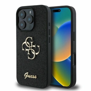 Kup Případ Guess GUHCP16XHG4SGK Apple iPhone 16 Pro Max tvrdý kryt Fixed Glitter Big 4G černý - GUE3538 - {ean13} - Sklep Home Screen