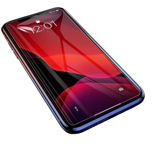Kup Sticlă temperată 0,15mm Baseus cu filtru de lumină albastră Apple iPhone 11 Pro 5,8 (2buc.) - BSU958 - {ean13} - Sklep Home Screen
