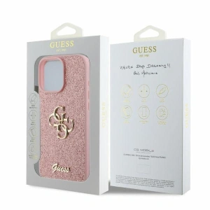 Kup Případ Guess GUHCP16XHG4SGP tvrdý obal Apple iPhone 16 Pro Max Fixed Glitter Big 4G růžový - GUE3539 - {ean13} - Sklep Home Screen