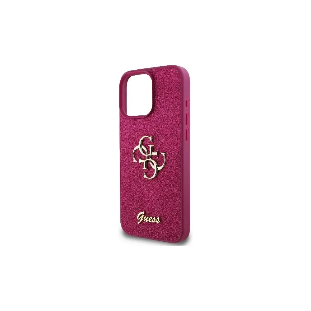 Etui Guess GUHCP16XHG4SGU Apple iPhone 16 Pro Max hardcase Fixed Glitter Big 4G fioletowy - iPhone 16 Pro Max - Guess