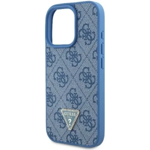 Kup Etui Guess GUHCP16XP4TDPB Apple iPhone 16 Pro Max hardcase Leather 4G Triangle Strass MagSafe niebieski - GUE3541 - {ean13} - Sklep Home Screen