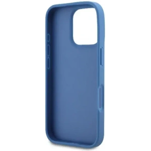 Buy Case Guess GUHCP16XP4TDPB Apple iPhone 16 Pro Max hardcase Leather 4G Triangle Strass MagSafe blue - GUE3541 - {ean13} - Home Screen Store Europe