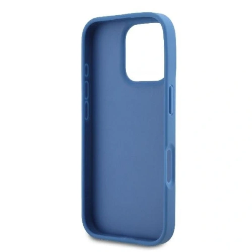 Buy Case Guess GUHCP16XP4TDPB Apple iPhone 16 Pro Max hardcase Leather 4G Triangle Strass MagSafe blue - GUE3541 - {ean13} - Home Screen Store Europe