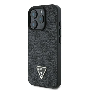 Kup Etui Guess GUHCP16XP4TDPK Apple iPhone 16 Pro Max hardcase Leather 4G Triangle Strass MagSafe czarny - GUE3542 - {ean13} - Sklep Home Screen