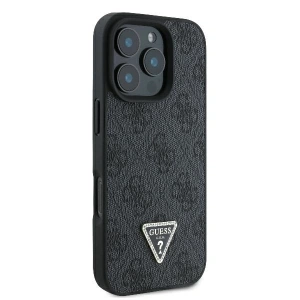 Kup Etui Guess GUHCP16XP4TDPK Apple iPhone 16 Pro Max hardcase Leather 4G Triangle Strass MagSafe czarny - GUE3542 - {ean13} - Sklep Home Screen