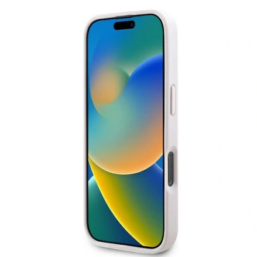 Kup Případ Guess GUHCP16XP4TDPP Apple iPhone 16 Pro Max tvrdý obal Kožený 4G Trojúhelník Strass MagSafe růžový - GUE3543 - {ean13} - Sklep Home Screen