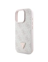 Kup Etui Guess GUHCP16XP4TDPP Apple iPhone 16 Pro Max hardcase Leather 4G Triangle Strass MagSafe różowy - GUE3543 - {ean13} - Sklep Home Screen