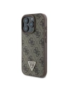 Kup Případ Guess GUHCP16XP4TDPW Apple iPhone 16 Pro Max tvrdý obal Kožený 4G Trojúhelník Strass MagSafe hnědý - GUE3544 - {ean13} - Sklep Home Screen
