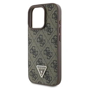 Kup Etui Guess GUHCP16XP4TDPW Apple iPhone 16 Pro Max hardcase Leather 4G Triangle Strass MagSafe brązowy - GUE3544 - {ean13} - Sklep Home Screen