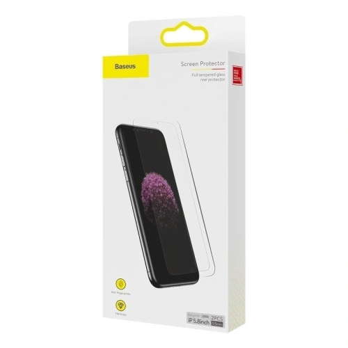 Kup Szkło hartowane 0,15mm Baseus z filtrem światła niebieskiego Apple iPhone 11 Pro 5,8 (2szt.) - BSU958 - {ean13} - Sklep Home Screen