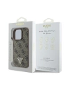 Kup Caz Guess GUHCP16XP4TDPW Apple iPhone 16 Pro Max hardcase din piele 4G Triangle Strass MagSafe maro - GUE3544 - {ean13} - Sklep Home Screen