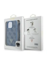 Kup Caz Guess GUHCP16XP4TDSCPB Apple iPhone 16 Pro Max husă din piele cu metal logo strass crossbody albastru - GUE3545 - {ean13} - Sklep Home Screen