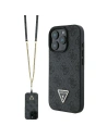 Kup Caz Guess GUHCP16XP4TDSCPK Apple iPhone 16 Pro Max husă din piele cu metal, logo strass, crossbody, neagră - GUE3546 - {ean13} - Sklep Home Screen