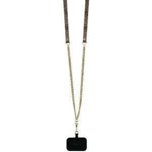 Kup Případ Guess GUHCP16XP4TDSCPW Apple iPhone 16 Pro Max tvrdý obal kožený kovový logo strass crossbody hnědý - GUE3548 - {ean13} - Sklep Home Screen