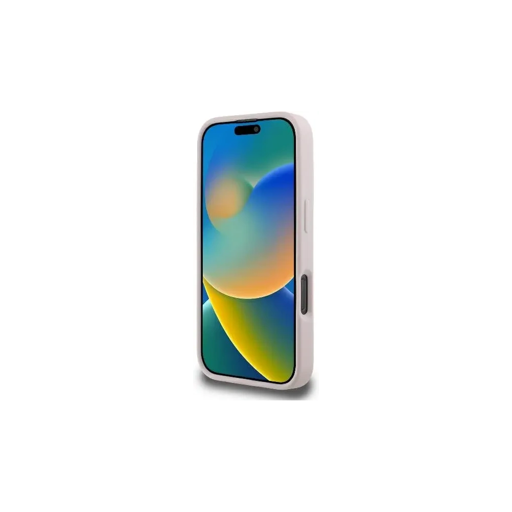 Etui Guess GUHCP16XPSQSQSP Apple iPhone 16 Pro Max hardcase Quilted Metal Logo różowy - iPhone 16 Pro Max - Guess