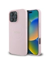 Etui Guess GUHMP15XPGHSMMP Apple iPhone 15 Pro Max hardcase Grained Ring MagSafe rózsaszín - iPhone 15 Pro Max - Guess