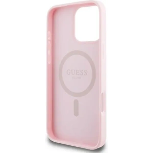 Kup Caz Guess GUHMP15XPGHSMMP hardcase pentru Apple iPhone 15 Pro Max Grained Ring MagSafe roz - GUE3552 - {ean13} - Sklep Home Screen