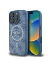 Fall Guess GUHMP16LG4GFRB Apple iPhone 16 Pro Hardcase 4G Ring Classic Logo MagSafe blau - iPhone 16 Pro - Guess