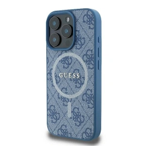 Kup Případ Guess GUHMP16LG4GFRB Apple iPhone 16 Pro hardcase 4G Ring Classic Logo MagSafe modrý - GUE3553 - {ean13} - Sklep Home Screen