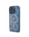 Buy Case Guess GUHMP16LG4GFRB Apple iPhone 16 Pro hardcase 4G Ring Classic Logo MagSafe blue - GUE3553 - {ean13} - Home Screen Store Europe