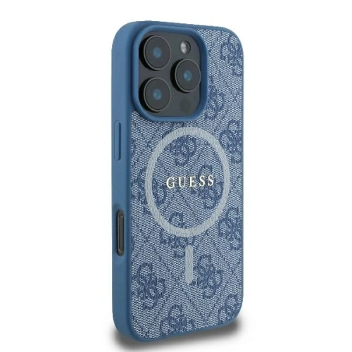 Buy Case Guess GUHMP16LG4GFRB Apple iPhone 16 Pro hardcase 4G Ring Classic Logo MagSafe blue - GUE3553 - {ean13} - Home Screen Store Europe