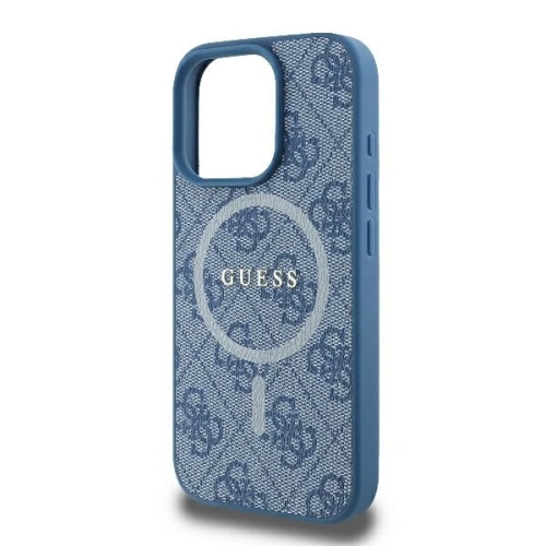 Buy Case Guess GUHMP16LG4GFRB Apple iPhone 16 Pro hardcase 4G Ring Classic Logo MagSafe blue - GUE3553 - {ean13} - Home Screen Store Europe