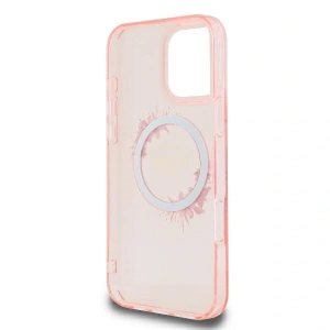 Buy Case Guess GUHMP16LHFWFCP Apple iPhone 16 Pro hardcase IML Flowers Wreath MagSafe pink - GUE3555 - {ean13} - Home Screen Store Europe
