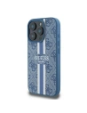 Buy Case Guess GUHMP16LP4RPSB Apple iPhone 16 Pro hardcase 4G Printed Stripes MagSafe blue - GUE3556 - {ean13} - Home Screen Store Europe