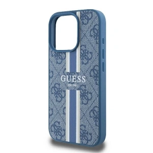 Buy Case Guess GUHMP16LP4RPSB Apple iPhone 16 Pro hardcase 4G Printed Stripes MagSafe blue - GUE3556 - {ean13} - Home Screen Store Europe