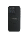 Buy Case Guess GUHMP16LPGHSMMK Apple iPhone 16 Pro hardcase Grained Ring MagSafe black - GUE3557 - {ean13} - Home Screen Store Europe