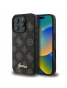 Case Guess GUHMP16LPGPYSK Apple iPhone 16 Pro hardcase Peony Script MagSafe black - iPhone 16 Pro - Guess