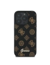 Buy Case Guess GUHMP16LPGPYSK Apple iPhone 16 Pro hardcase Peony Script MagSafe black - GUE3558 - {ean13} - Home Screen Store Europe
