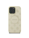 Buy Case Guess GUHMP16LPSAPSMED Apple iPhone 16 Pro hardcase Saffiano Peony Classic Logo MagSafe gold - GUE3561 - {ean13} - Home Screen Store Europe