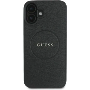 Kup Případ Guess GUHMP16MPGHSMMK ochranný kryt Apple iPhone 16 Plus Grained Ring MagSafe černý - GUE3564 - {ean13} - Sklep Home Screen