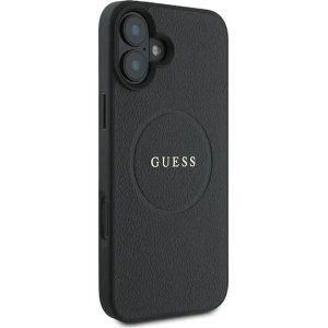 Kup Caz Guess GUHMP16MPGHSMMK Apple iPhone 16 Plus carcasă tare cu textură Ring MagSafe neagră - GUE3564 - {ean13} - Sklep Home Screen