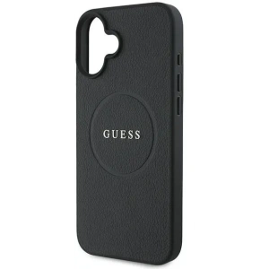 Kup Případ Guess GUHMP16MPGHSMMK ochranný kryt Apple iPhone 16 Plus Grained Ring MagSafe černý - GUE3564 - {ean13} - Sklep Home Screen